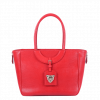 Mezzaluna Tote Red Leather Bag 1 1 2 e1614260622637 Red Leather Bag with Zip
