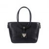 Mezzaluna Tote Black Leather Bag 2 1.1 Black MT scaled e1590956384148 Tote bag in Black Leather