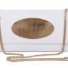 ECLIPSE Chain Clutch Bag in White 2 1000962592 1000962592