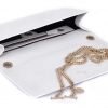 ECLIPSE Chain Clutch Bag in White 4 1062829860 1062829860