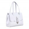 FIORE White leather shoulder tote bag 3 1062841203 1062841203