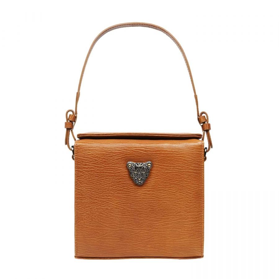 Tan Brown Micro Boxy Bag Tan Brown Micro Boxy Bag