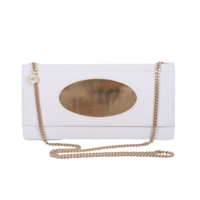 White Eclipse Clutch Bag
