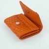 Mini Wallet Card Holder in Orange 4 3.3 Orange Mini Wallet scaled Orange Snake Skin Mini Wallet