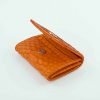 Mini Wallet Card Holder in Orange 5 3.4 orange mini wallet scaled Orange Snake Skin Mini Wallet