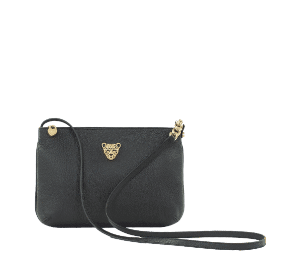 9 Black Leather croddbody bag for women