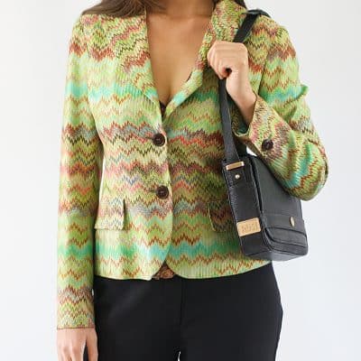 Black Kimmie Bag as Baguette