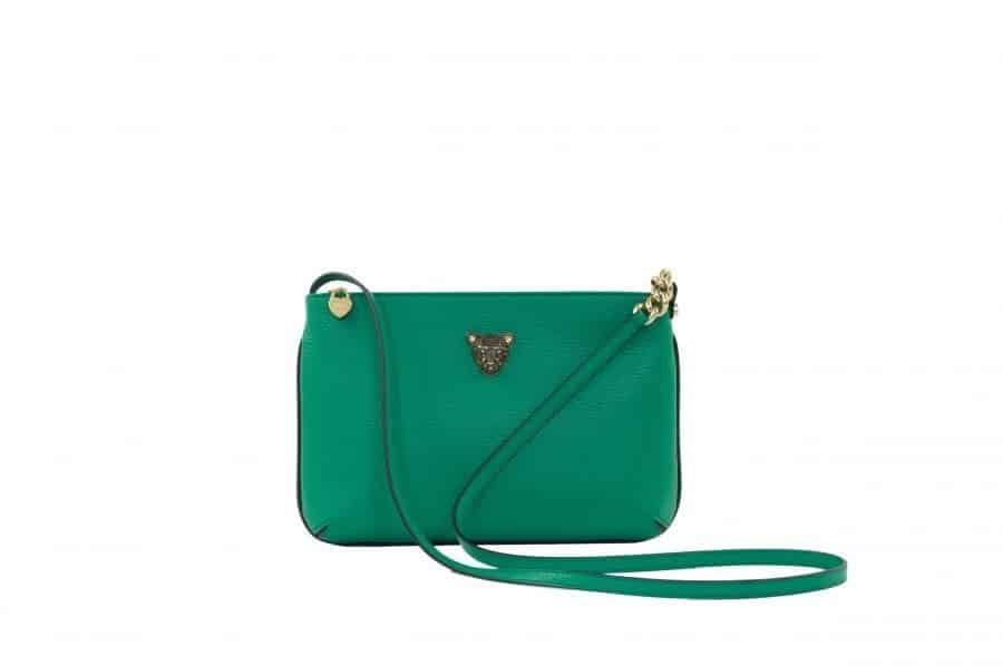 Star 2.0 Bag in Green / Cross Body with Black Logo