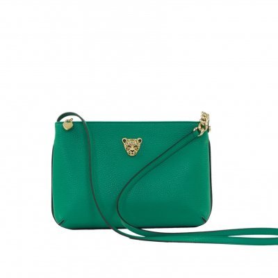 Star 2.0 Bag in Green / Cross Body with Gold Logo