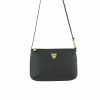 STAR 2.0 BLACK Leather CrossBody Bag with Gold Logo 3 black gold 2 Star 2.0 Bag in Black / Cross Body with Gold Logo