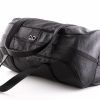 Black Goat Leather Weekend Bag