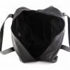 Black Goat Leather Weekend Bag