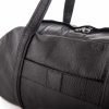 Black Goat Leather Weekend Bag