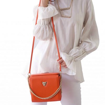 Orange MiniB Tote Bag Rusi