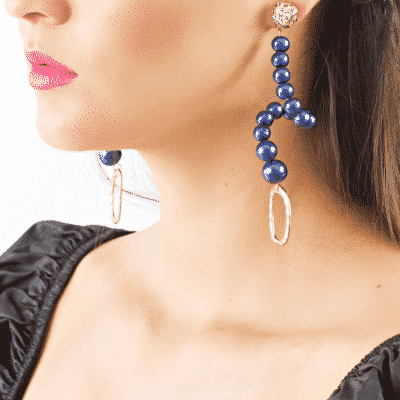 Lola earrings in blue