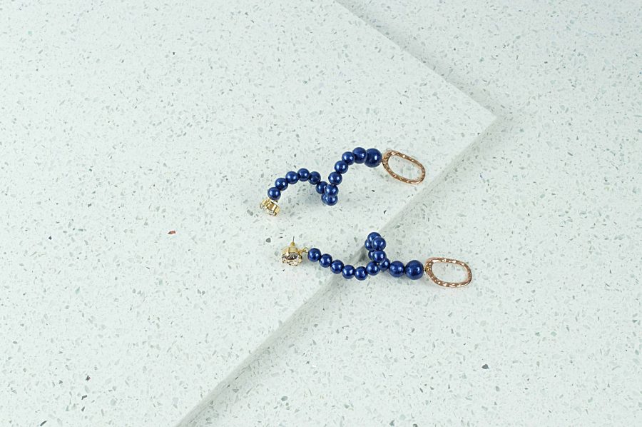 blue swan earrings blue swan earrings