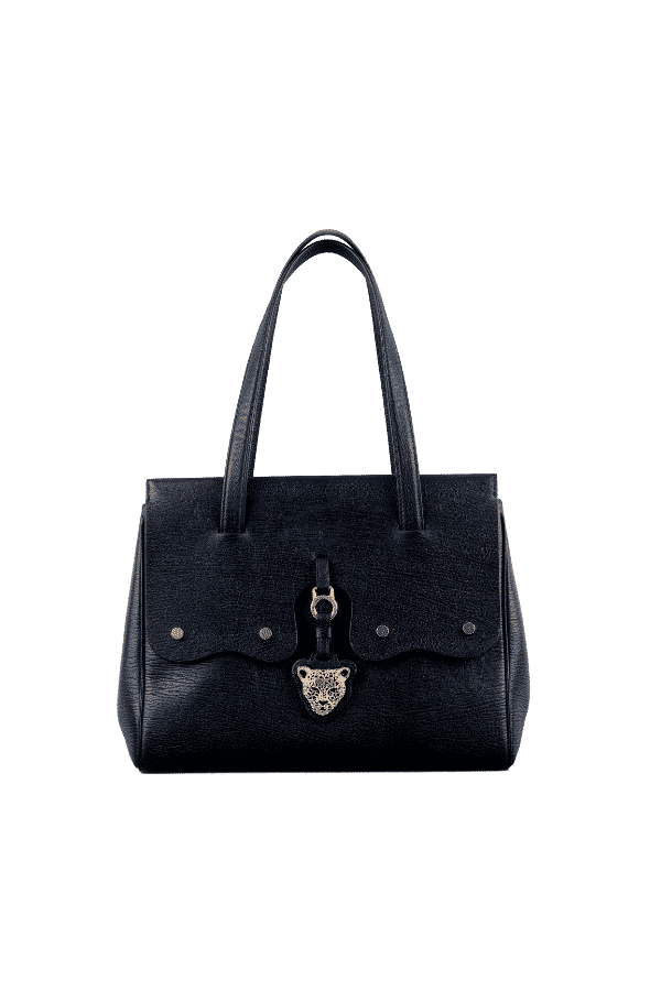 1 Black Leather Bag