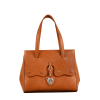 Tan Brown Leather Fiore Bag