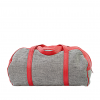 Travel Bag in RED Leather and Canvas 3 Red Mix Weekend travel Duffel 4 Red Mix Weekend travel Duffel 4