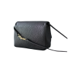 BABY GEMMA Black Leather Shoulder Bag 6 Baby Gemma in Black 3 Baby Gemma in Black goat leather