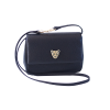 BABY GEMMA Black Leather Shoulder Bag 4 Baby Gemma in Black 7 Baby Gemma in Black goat leather