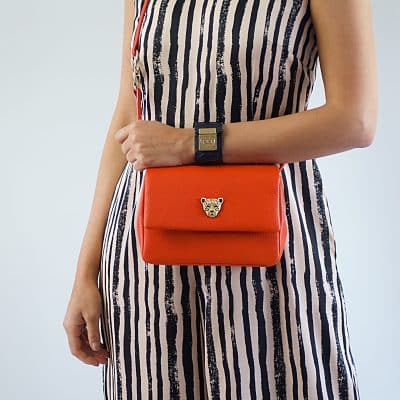 Baby Gemma bag in orange