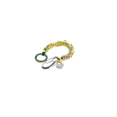 Thin Gold Caterpillar Bracelet